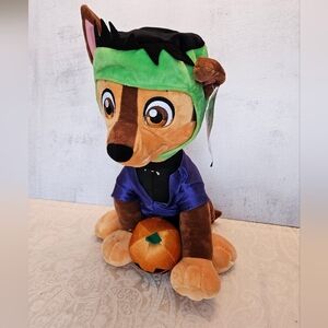 Paw Patrol Chase Holiday Greeter Halloween Frankenstein Monster Plush Gemmy 18"